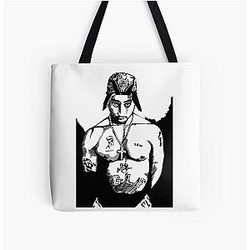 Tupac Shakur All Over Print Tote Bag