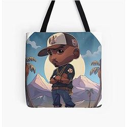 Tupac Shakur Rapper Tote Bag