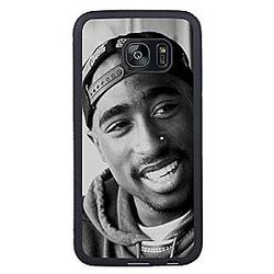 Tupac Shakur Black Phone Case Fit For Samsung Galaxy S7 Edge Beautiful Cover