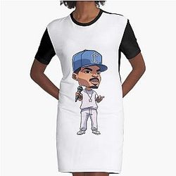 Tupac Shakur Rapper T-Shirt Dress