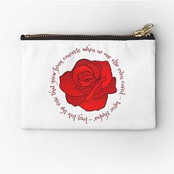The Rose That Grew from Concrete [Tupac Shakur] Zipper Pouch