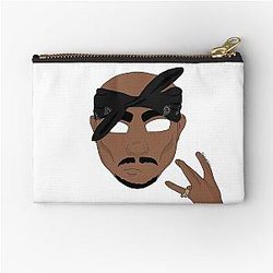 Tupac Shakur Zipper Pouch