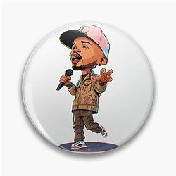 Tupac Shakur Rapper Pin