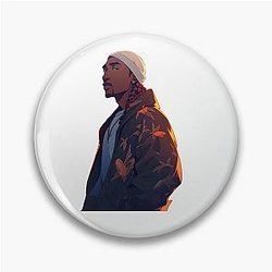 Tupac Shakur Pin
