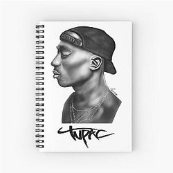 Tupac Shakur Spiral Notebook