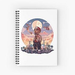 Tupac Shakur Spiral Notebook