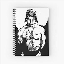 Tupac Shakur Spiral Notebook