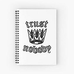 2Pac Trust Crown Spiral Notebook