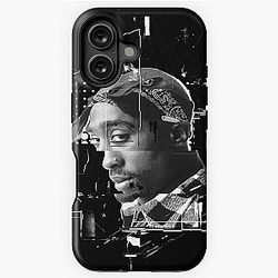 2Pac Art Poster - Urban Hip Hop Wall Art for Rap Fans iPhone Case