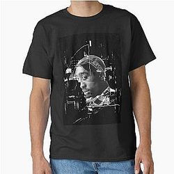 2Pac Art Poster - Urban Hip Hop Wall Art for Rap Fans Classic T-Shirt