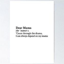 Dear Mama by 2Pac Poster
