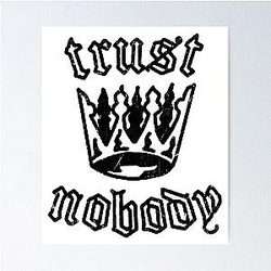 2Pac Trust No Crown Poster