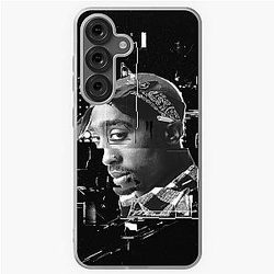 2Pac Art Poster – Urban Hip-Hop Wall Art for Rap Fans Galaxy Soft Case