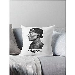 Tupac Shakur Throw Pillow