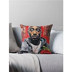 Tupac Shakur Throw Pillow