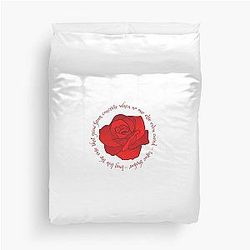 The Rose That Grew From a Concrete Tupac Shakur Duvet Cover