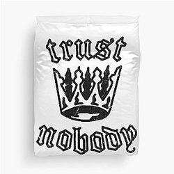 2Pac Trust Crown Duvet Cover
