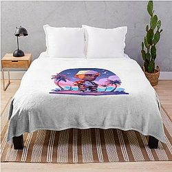 Tupac Shakur Throw Blanket