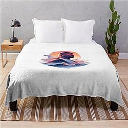 Tupac Shakur Throw Blanket