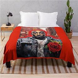 Tupac Shakur Throw Blanket