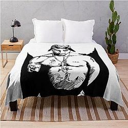 Tupac Shakur Throw Blanket