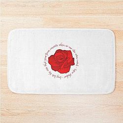 The Rose That Grew From Concrete Tupac Shakur Bath Mat