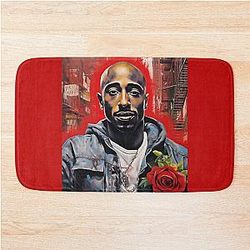 Tupac Shakur Bath Mat