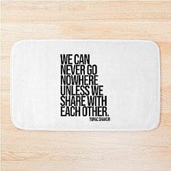 Timeless Wisdom: 2Pac Bath Mat