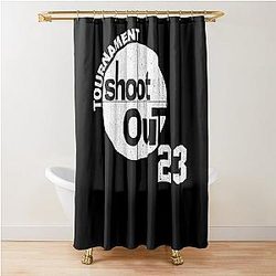 Above The Rim Tournament Shoot Out Jersey Shower Curtain
