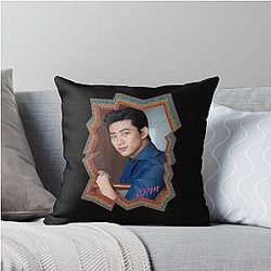 Ok Taecyeon 2PM Korean Kpop Retro Color Oil Paint Design Throw Pillow