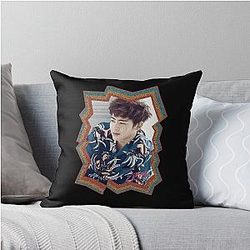 Nichkhun Buck Horvejkul 2PM Korean Kpop Retro Color Oil Paint Design Throw Pillow