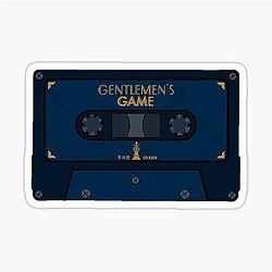 Gentlemen's Game by 2PM tape Sticker