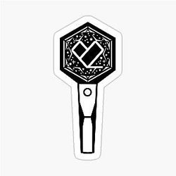 2PM Galaxy Lightstick Sticker