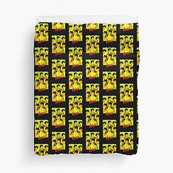 2PM Kpop Group Members Yellow Kpop RGB Color Duvet Cover