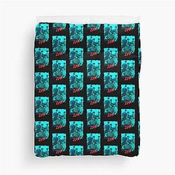 2PM Kpop Group Members Blue RGB Color Design Duvet Cover