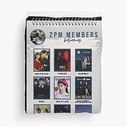 2pm Kpop Kdrama List Duvet Cover