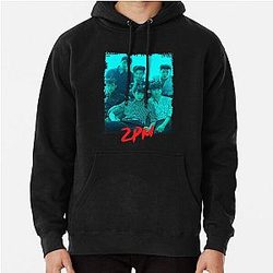 2PM Kpop Group Members Blue RGB Pullover Hoodie