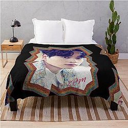 Hwang Chansung 2PM Korean K-pop Retro Color Oil Paint Design Throw Blanket