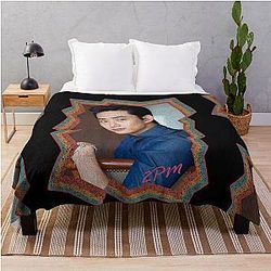 Taecyeon 2PM Korean Kpop Retro Color Oil Paint Design Throw Blanket