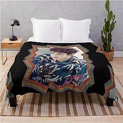 Nichkhun Buck Horvejkul 2PM Kpop Korean Retro Color Oil Paint Design Throw Blanket