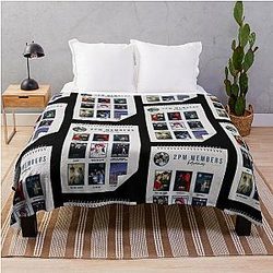2pm Kpop List Throw Blanket