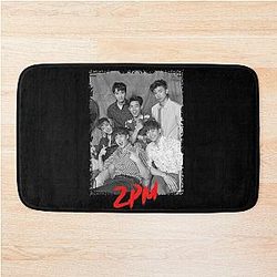 2PM Kpop Group Members Kpop RGB Color Design Bath Mat