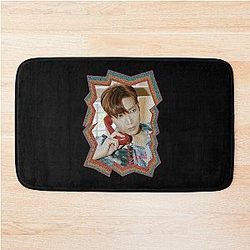 Kim Minjun 2PM Jun K Korean Kpop Retro Oil Paint Design Bath Mat