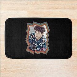 Nichkhun Buck Horvejkul 2PM Korean Kpop Retro Oil Paint Design Bath Mat