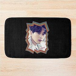 Hwang Chansung 2PM Korean Kpop Retro Color Oil Paint Design Bath Mat