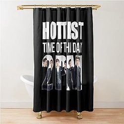 Hottest time of day Shower Curtain