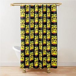 2PM Kpop Group Members Yellow Kpop RGB Design Shower Curtain