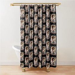 Kim Minjun 2PM Jun K Korean Kpop Retro Color Oil Paint Design Shower Curtain