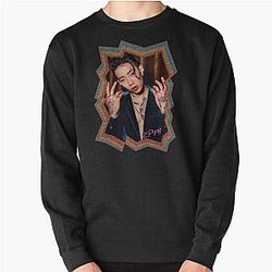 Park Jaebeom 2PM Jay Park Korean Kpop Retro Color Paint Design Pullover Sweatshirt