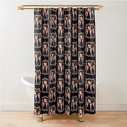 Park Jaebeom 2PM Jay Park Korean K Pop Reto Color Oil Paint Design Shower Curtain